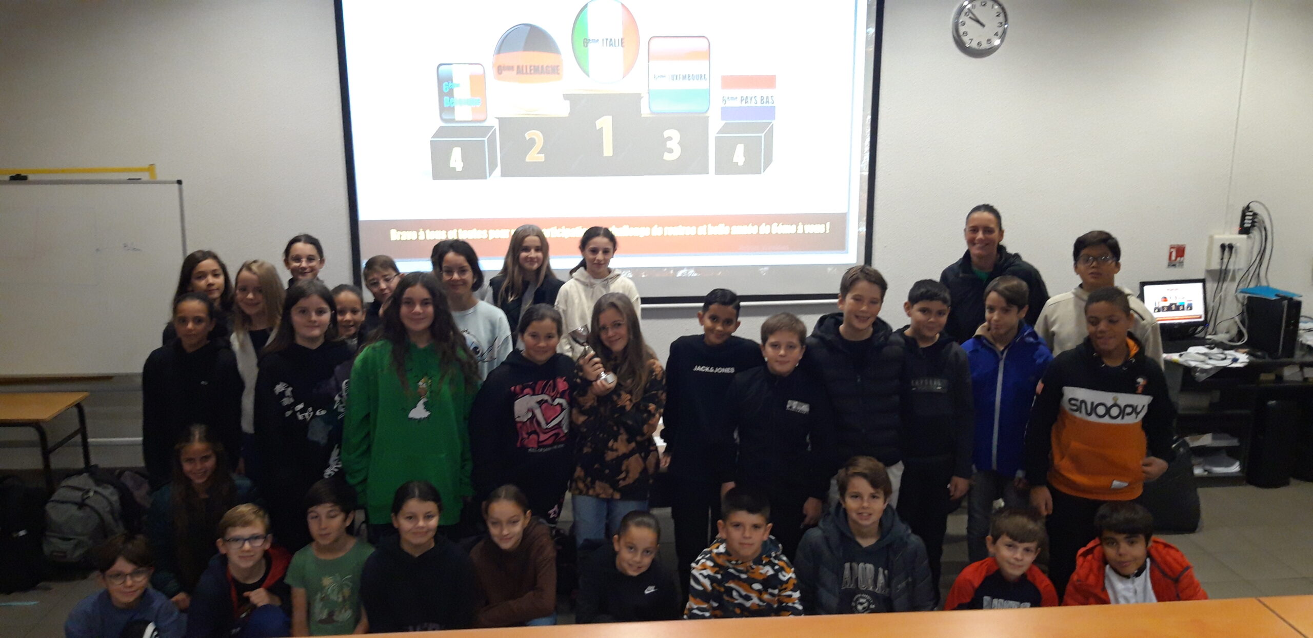 Remise du challenge des 6èmes 2023