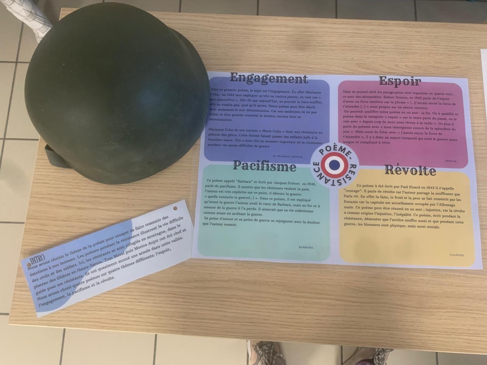L’exposition immersive des élèves de l’option Défense et Citoyenneté
